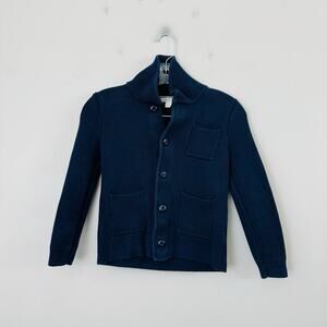 Crewcuts Blue Knit Button Up Cardigan Boys Size S